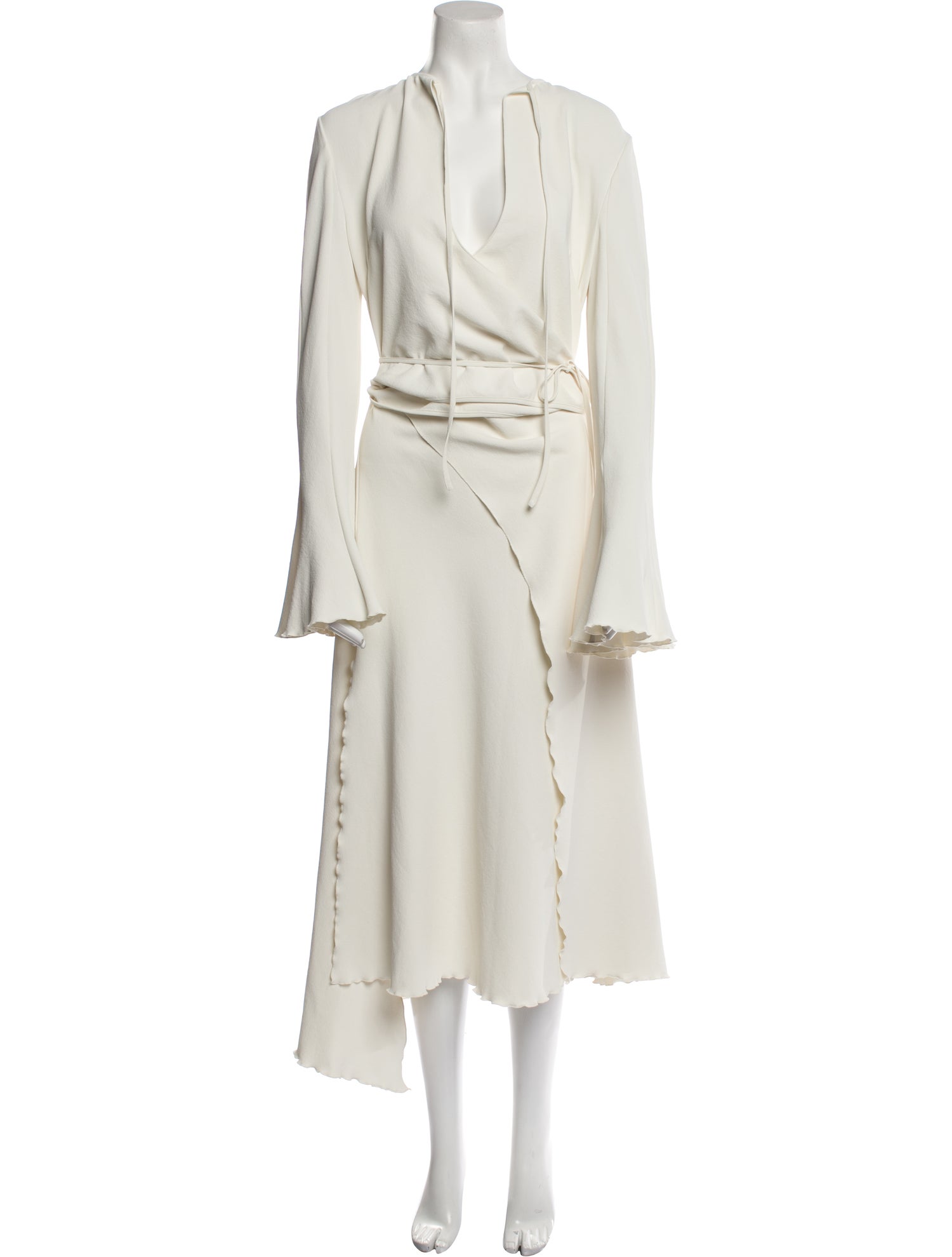 Acne Studios V-Neck Long Dress